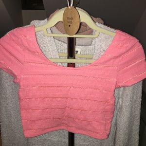 Pink Crop Top